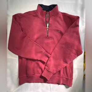 Castaway Breakwater Quarter Zip Pullover in Weathered Red- NWT - Medium